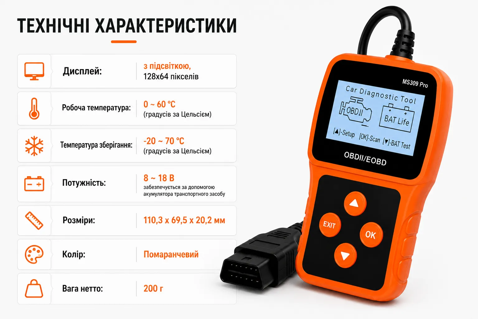 specifications